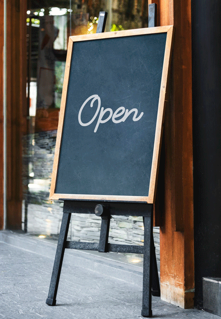 cheapest rewritable restaurant chalk board in Vancouver